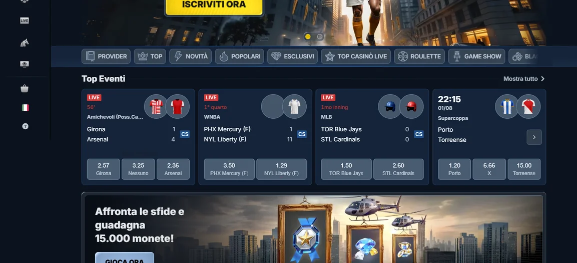 Registrati su BetRepublic Casino